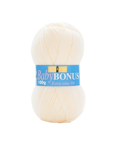 Sirdar F014-0621 Hayfield Bonus DK Double Knitting, Babycreme (855), 100 g, Wolle Acryl, 100g von Sirdar