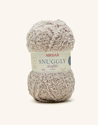 Sirdar F020-0203 Snuggly Snowflake Chunky, 50 g, Wolle Polyester, 203 Rusk, 124 meter von Sirdar