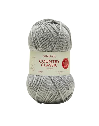 Sirdar F076-0662 Country Classic Kammgarn, Wolle Acryl, Mineral (662), 100g, 100 Gramm von Sirdar