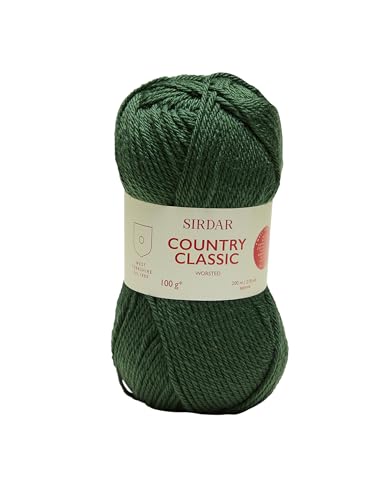 Sirdar F076-0671 Country Classic Worsted, Wolle, Kiefer (671), 100g, 100 Gramm von Sirdar