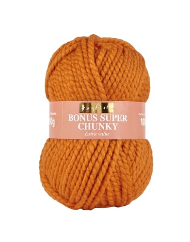 Sirdar Hayfield Bonus-Garn Burnt Orange, 100 g, Super Chunky von Sirdar