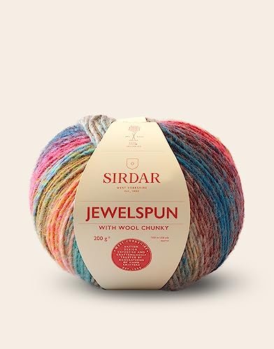 Sirdar Jewelspun mit Wolle Chunky, Precious Reef (204), 200 g von Sirdar