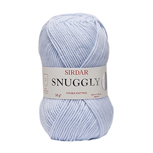 Sirdar Snuggly DK Doppelstrick, Pastellblau (321), 50 g, Garn, 17 x 9 x 7 cm, 165 von Sirdar