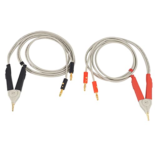 Sirxlevcy 1 paar isolierte Bananenstecker Klemme Kabel Niedriger Widerstand LCR Clip Sondenkabel Messgerät testen Terminal Kelvin Neu von Sirxlevcy