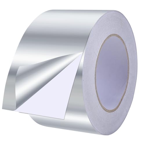 Siumir 75mm x 60m Aluminium Klebeband, Wasserdichtes Klebeband zum Reparieren von Metalloberflächen, Aluminiumband für schnelle Reparaturen zu Hause von Siumir