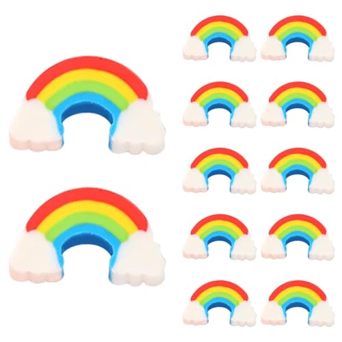 Radiergummi set,12 Stück Regenbogen Radierer,2B Radiergummi Kinder,Kinder Radierer Weich Radierer,Mini Radiergummi, Kinder Mitgebsel Geschenk Spielzeu für Schulen Skizzen Büro von Sivono