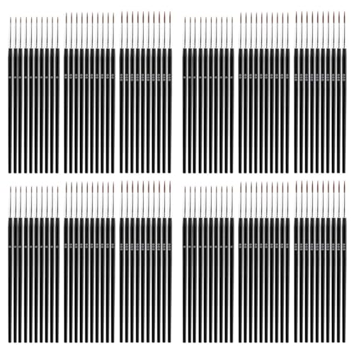 Sizoriruk 120-Teilige Detailpinsel, Pinsel mit Spitze in 3 Größen 0 00 000 Mini, Winziger Miniatur-Pinsel für Feine von Sizoriruk