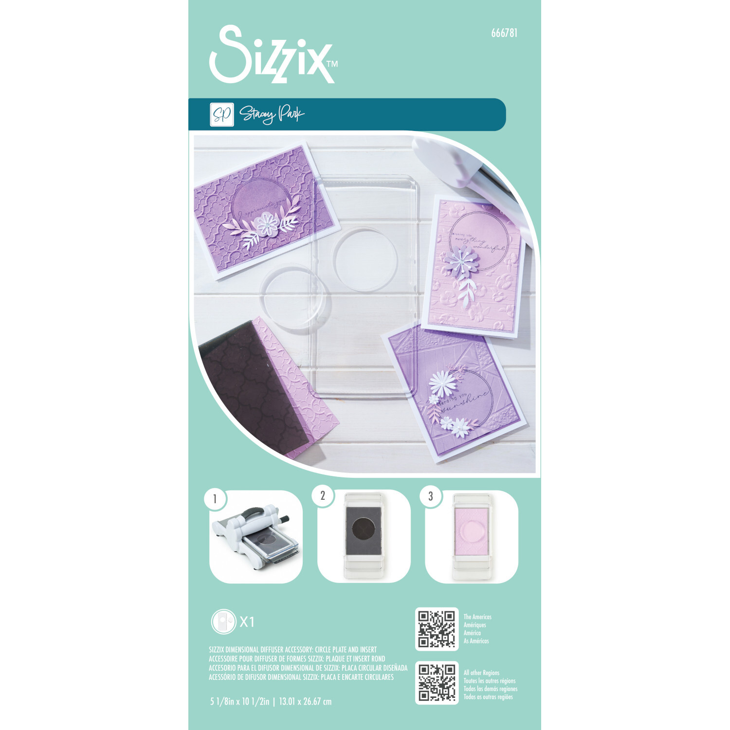 Dimensional Diffuser Accessory Circle Plate and Insert Dimensional Diffuser Accessory Circle Plate and Insert von Sizzix