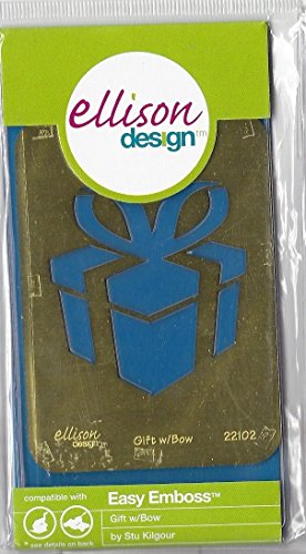 Ellison Design Easy Emboss Stencil - Gift with Bow by Ellison Design von Sizzix