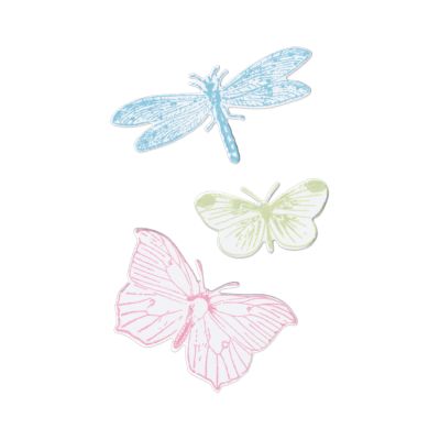 Framelits Die Set Stamps Engraved Wings 3PK von Sizzix