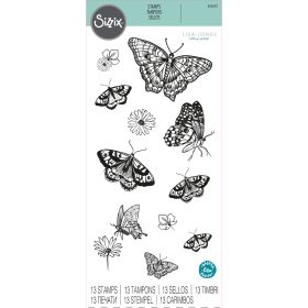 Klarsichtstempel-Set 13-teilig "Nature Butterflies" von Sizzix