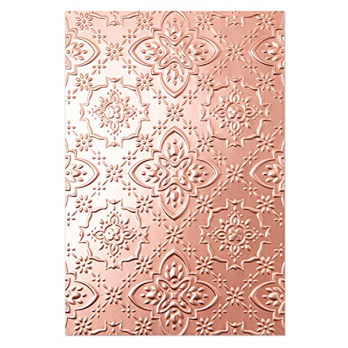 Sizzix 3-D Textured Impressions Prägefolder Ziermotiv von Kath Breen, 665752, Papier, Multicolor, One Size von Sizzix