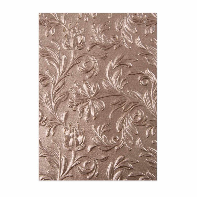 3D Textured Fades Embossing Folder Botanical von Sizzix