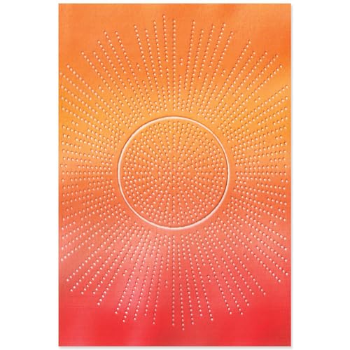 Sizzix 666702 3-D Textured Impressions Embossing Folder by Stacey Park Prägeschablone mit 3D-strukturierter Prägung, Cosmopolitan, Shine Bright, Mehrfarbig, One Size von Sizzix