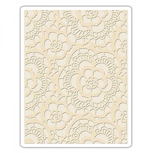 Sizzix Embossing Prägeschablone-Spitze von Tim Holtz, Plastic, Multicolour, 17.5 x 12.4 x 0.5 cm von Sizzix