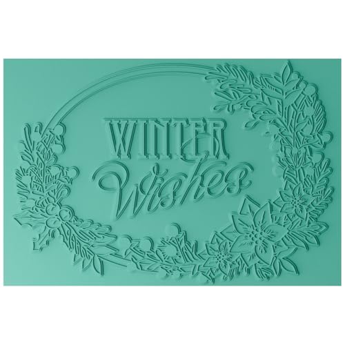 Sizzix Jen Long Prägeschablone mit 3D-Motiv Winter Wishes von Sizzix