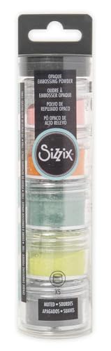 Sizzix Making Essential Opaque Embossing Powder Muted 12g Dose 5PK | 665688 |Kapitel 2 2022, multicolor, One Size von Sizzix