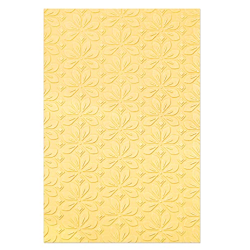 Sizzix by Chapter Multi-Level Textured Impressions Embossing Folder Flower Power von Jennifer Ogborn | 665747 |Kapitel 2 2022, Papier, multicolor, One Size von Sizzix