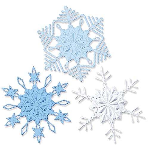 Sizzix Sizzx Switchlits Prägeschablone Winter Snowflakes von Kath Breen | 665968 | Kapitel 3 2022, Papier, Multicolour, One Size von Sizzix