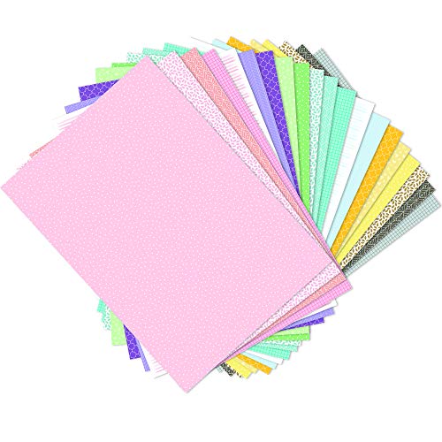 Surfacez Gemustertes Papier A4 20 Farben 80 Blatt von Sizzix