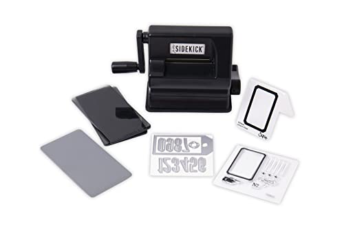 Sizzix Tim Holtz Sidekick Starter Kit Manuelle Stanz- und Prägemaschine, 6.35cm von Sizzix