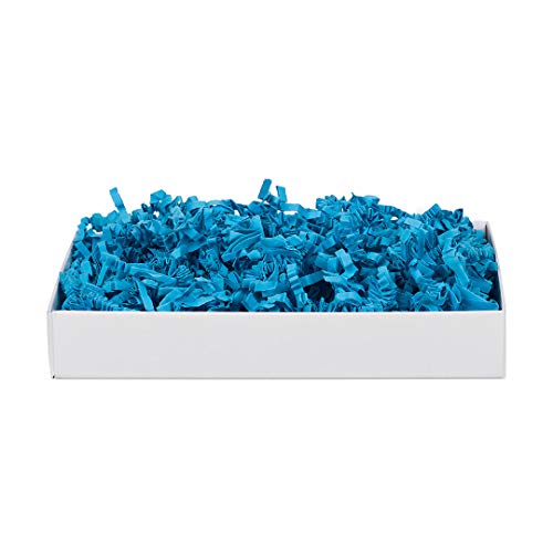 SizzlePak Türkis, blau-grünes Füllmaterial und Polsterpapier zum Füllen, Polstern, Dekorieren von Geschenk-Verpackungen, Hochzeit, Weihnachten - 1 kg von Lulizzie