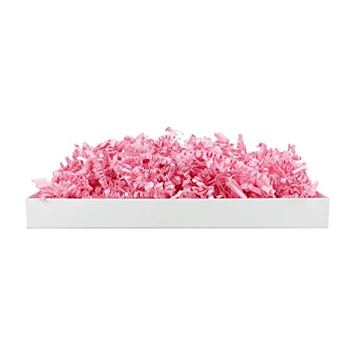 SizzlePak 123, Pink, rosa Füllmaterial und Polsterpapier zum Füllen, Polstern, Ausstopfen, Dekorieren von Geschenk-Verpackungen, Deko - 1 kg von ZUKBEN