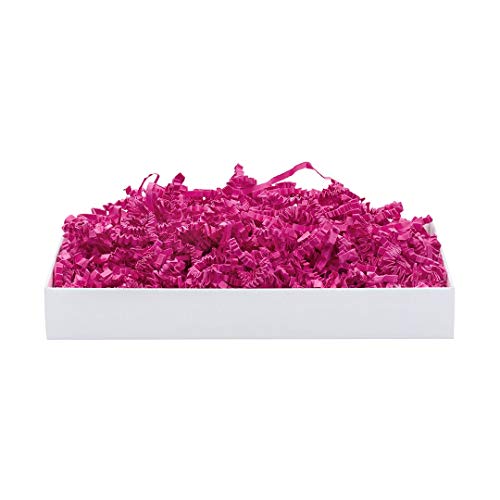 SizzlePak 610, Fuchsia, magenta Füllmaterial und Polsterpapier zum Füllen, Polstern, Ausstopfen, Dekorieren von Geschenk-Verpackungen, Deko - 1 kg von Sizzle-Pak