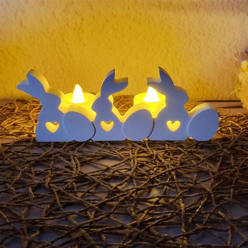 Silikonformen Gießformen Ostern, 3 Stück Silikonform Ostern Silikonform Osterhase Gips Zum Gießen Ostern Silikonformen Hase Gießform Ostern Hase Giessformen Silikon Ostern Giessform Ostern für DIY (D) von Skeadex