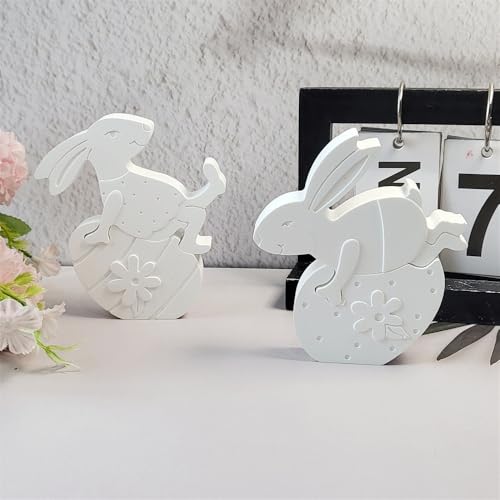 Silikonformen Gießformen Ostern, 3 Stück Silikonform Ostern Silikonform Osterhase Gips Zum Gießen Ostern Silikonformen Hase Gießform Ostern Hase Giessformen Silikon Ostern Giessform Ostern für DIY (G) von Skeadex