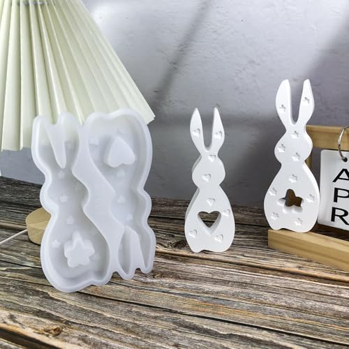 Silikonformen Gießformen Ostern, Silikonform Ostern Hase Gießform Hase Gips Zum Gießen Ostern Gießform Ostern Silikonform Osterhase Giessform Silikon Ostern Silikonform Frühling für DIY (02) von Skeadex