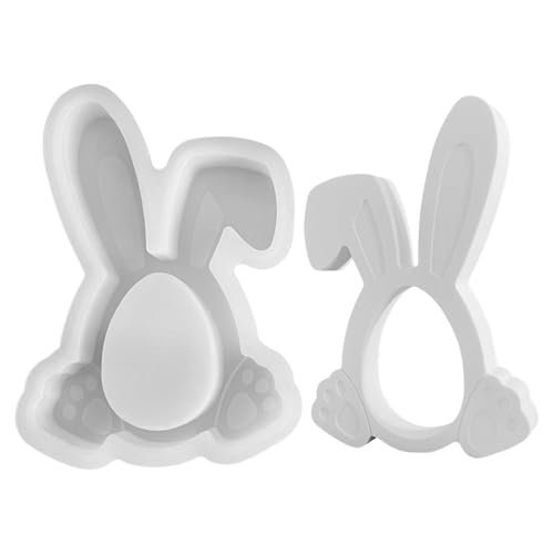 Skeadex Silikonformen Gießformen Hase, Silikonform Hase Ostern Hase Gießform Osterhase Beton Zum Gießen Gießformen Ostern Giessform Silikon Ostern Hase Gießformen Silikon für DIY Handwork von Skeadex