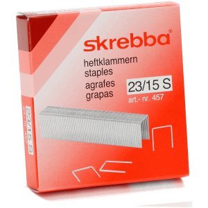 Blockhefter 923547 Agrafe 23/15S Metallic sortiert von Skrebba