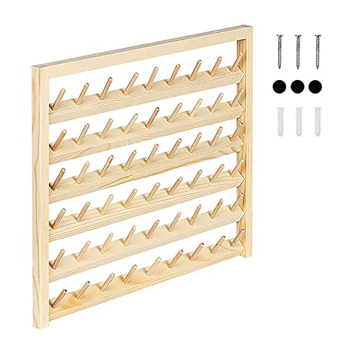 Wand Fadenhalter 48/54 Spulen Garnhalter Fadenspulen Organizer Garnfäden Organisation Für Stickerei, Quilten, Nähen, Haare Flechten von Skrskr