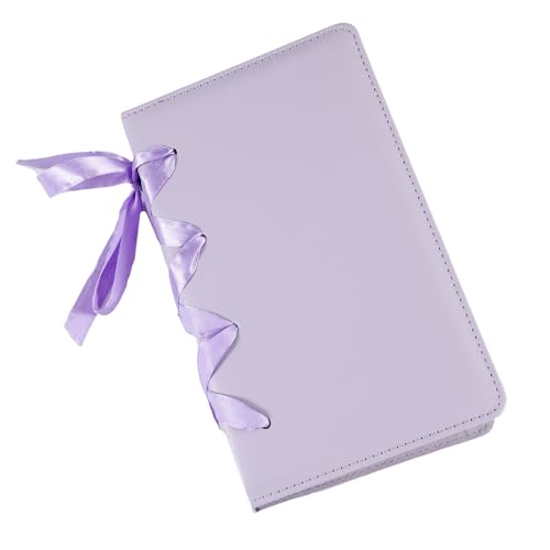 Kleines Fotoalbum A 6 Binder Album PU Leder Fotobuch mit 25 Innenseiten 3 Zoll Fotos Kartenhalter für Mädchen von SkyPOOU