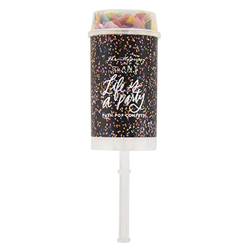 Slant Collections Party Push Pop Konfetti Popper für Geburtstag Hochzeit und mehr, One Size, Life is a Party von Slant