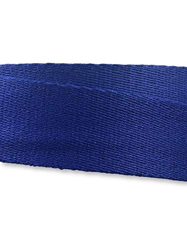 Gurtband 40mm Baumwolle Taschengurt Uni 32 Farben - 1 Meter (Blau) von Slantastoffe