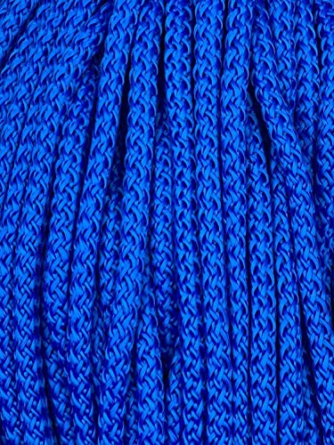 Kordel 5 mm Schnur Turnbeutel Synthetik (Royalblau, 3m) von Slantastoffe