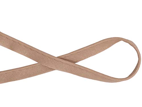 Paspelband Baumwolle 18 Farben 3m (Beige) von Slantastoffe