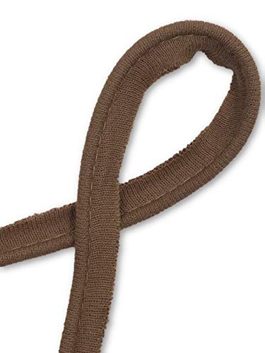 Paspelband Baumwolljersey elastisch 25 Farben 1m, 3m (Camel, 1m) von Slantastoffe