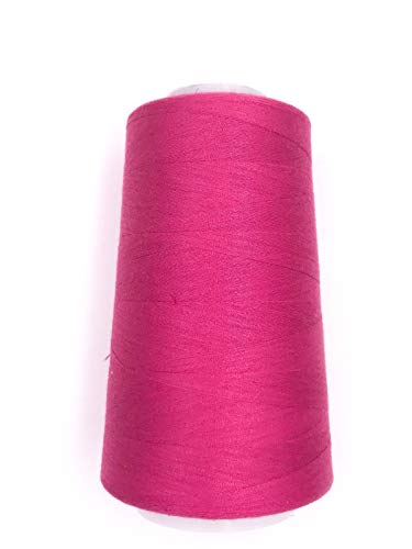 Slantastoffe Nähgarn, Overlockgarn 5000Y, 50/2 (140), 11 Farben, 100% Polyester (Amaranth) von Slantastoffe