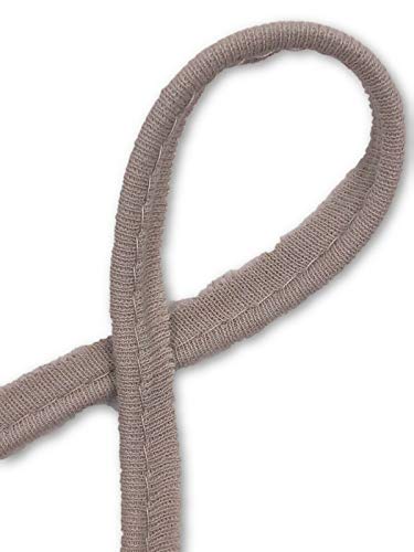 Paspelband Baumwolljersey elastisch 25 Farben 1m, 3m (Beige, 1m) von Slantastoffe