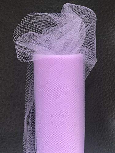 Tüll Rolle 9m x 15cm Tischband Hochzeit Deko Floristik Fest (Lavender) von Slantastoffe