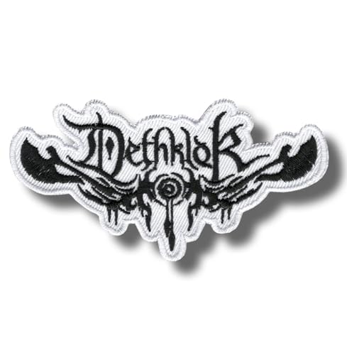 Death Metal Band Patch Badge Embroidered Iron on Applique von Slow Vibes Patch Store