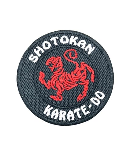 Karate Shotokan bestickter Aufnäher zum Aufbügeln von Slow Vibes Patch Store