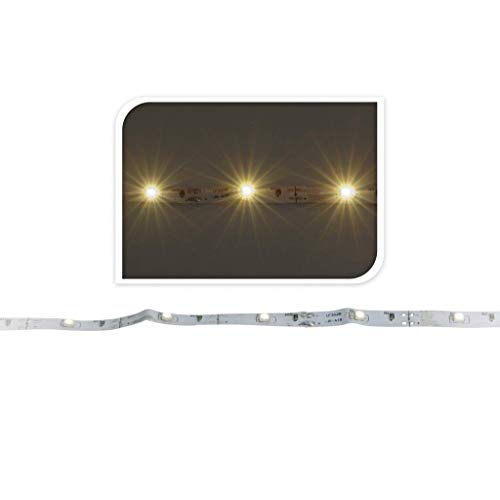 Led Lichterkette 90 Leds Leuchtstreifen Batterie Stripe Warmweiß batteriebetrieben von Small-Preis