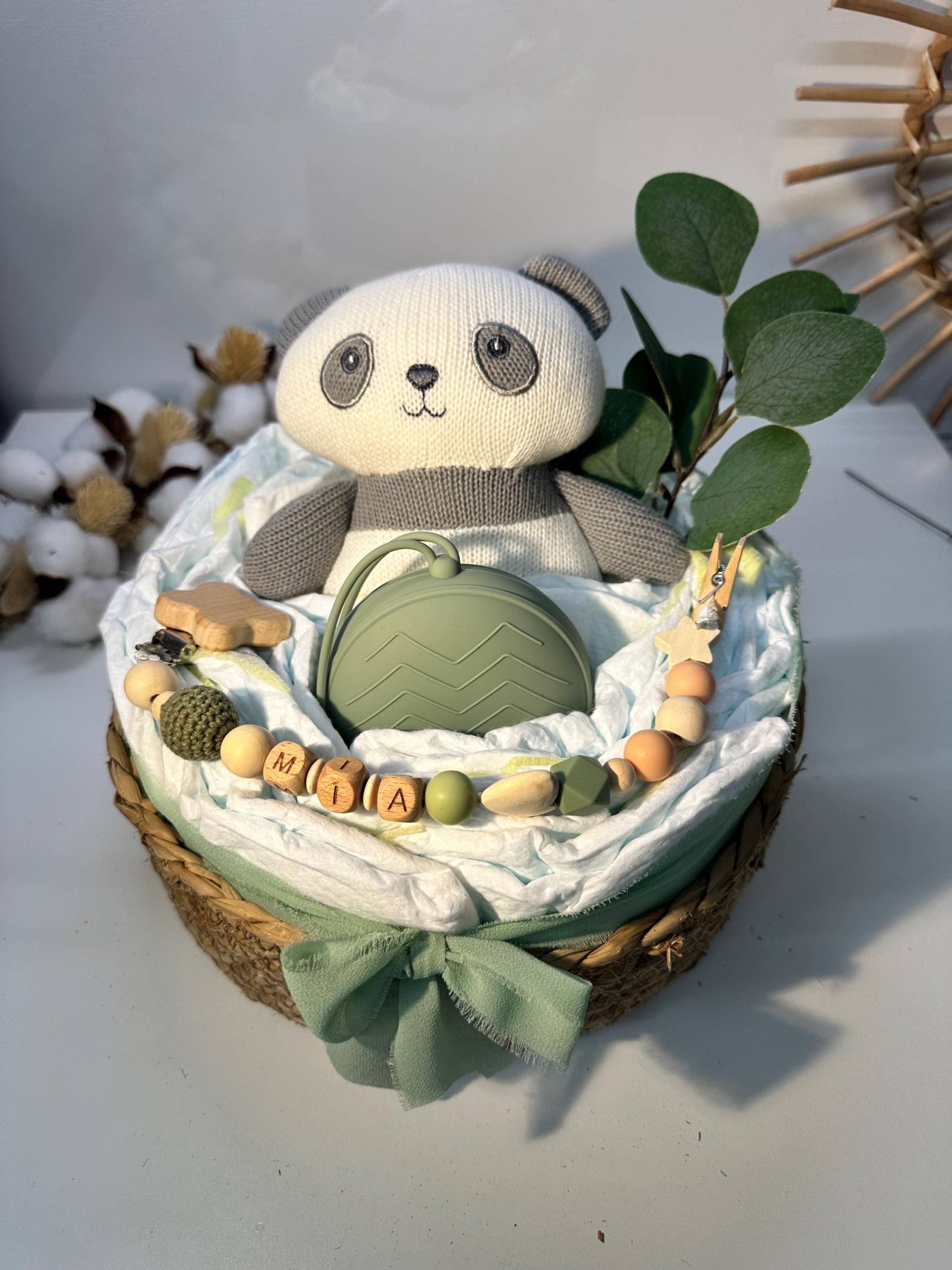 Baby Geschenkkorb Unisex, Panda von SmallLightsShop