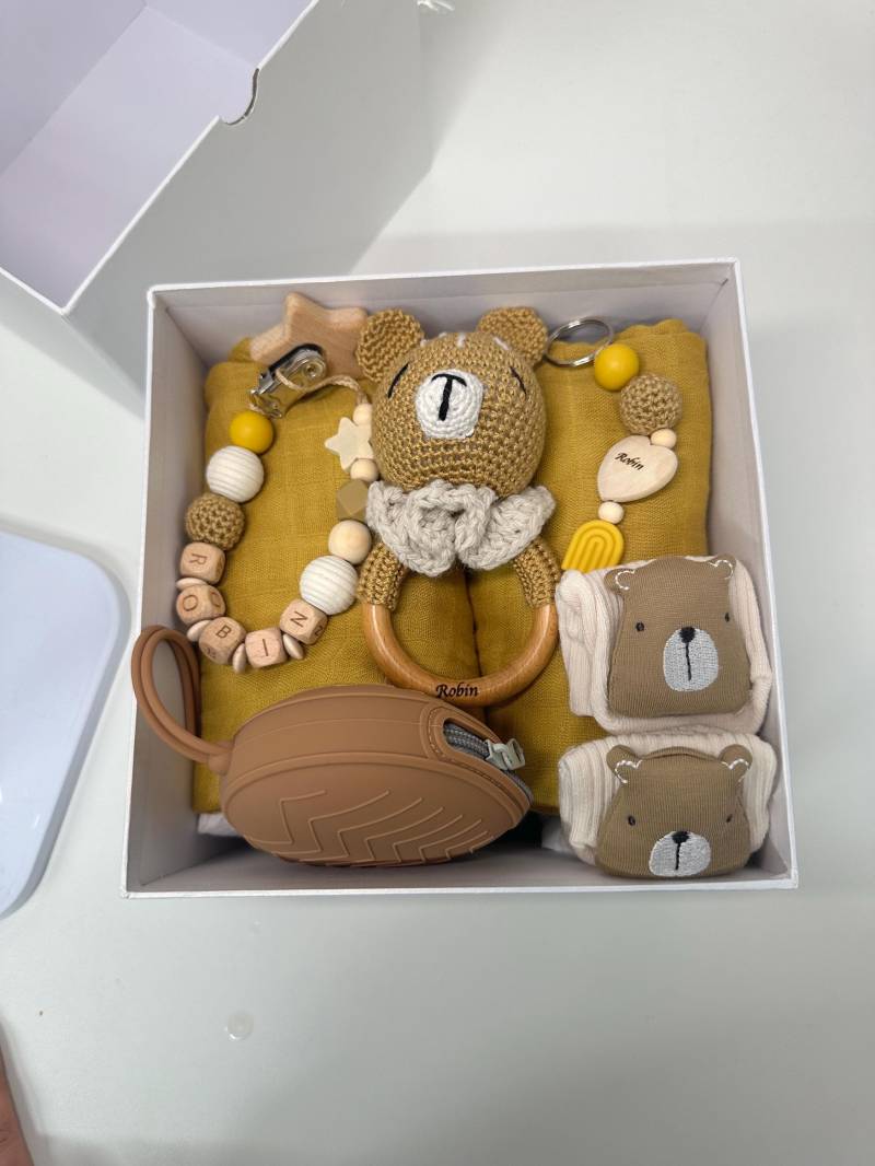 Babygeschenkset, Babygeschenkbox von SmallLightsShop