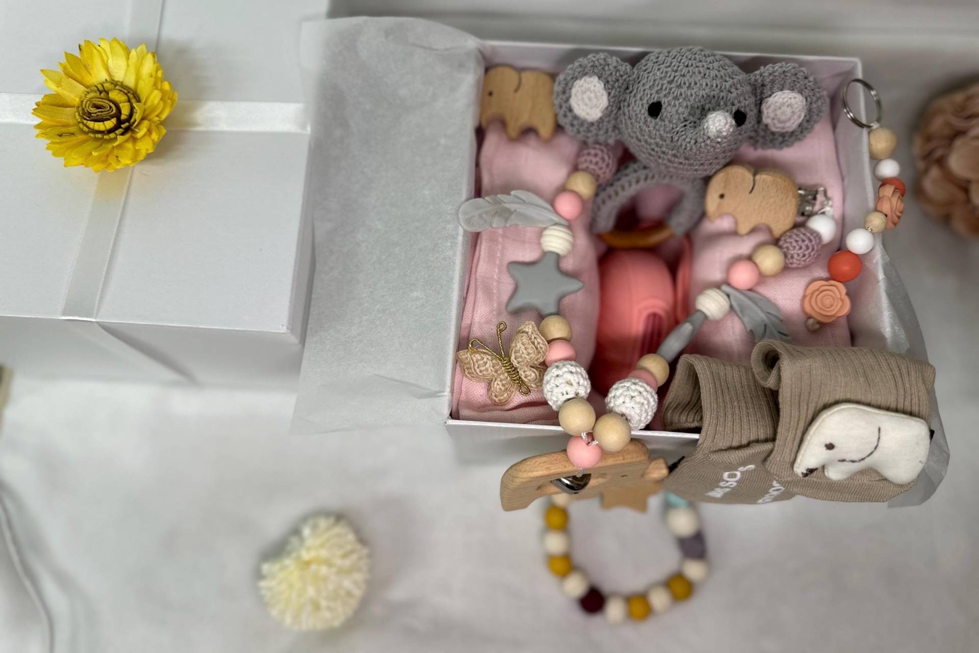 Babygeschenkset, Babygeschenkbox von SmallLightsShop