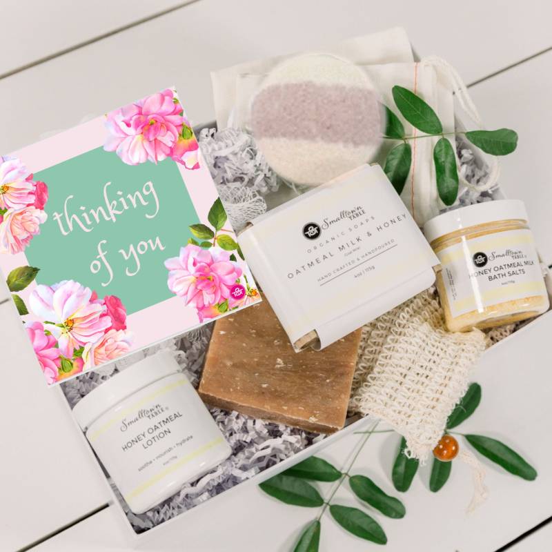 Denken An Sie Pflegepaket, Aufmuntern Self Care Box Für Frauen, Durchdachtes Geschenk, Beileidgeschenk, Gute Besserung Box, Trauergeschenk Freunde von SmalltownTable